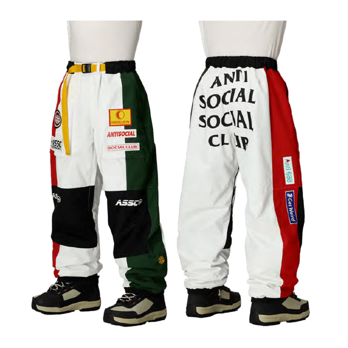 スノーボード ウェア シックスエイトシックス 686 MENS 686 ASSC F1 SHELL PANT ASSC WHITE COLORBLOCK  送料無料 日本正規品 予約商品 店頭受け取り可能