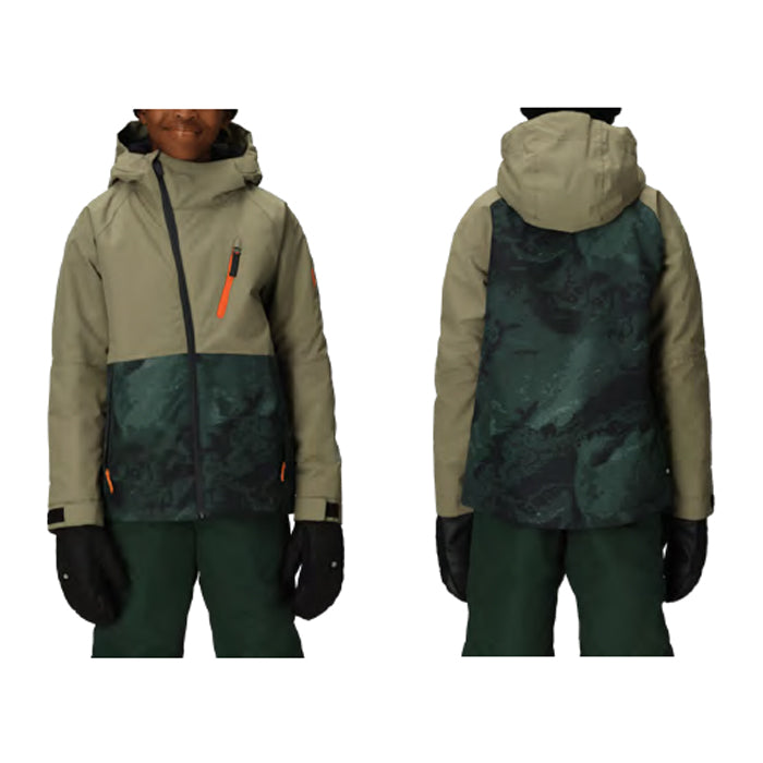 スノーボード ウェア シックスエイトシックス 686 Boys'HydraInsulatedJacketSAGECOLORBLOCK 送料無料 日本正規品 予約商品 店頭受け取り可能