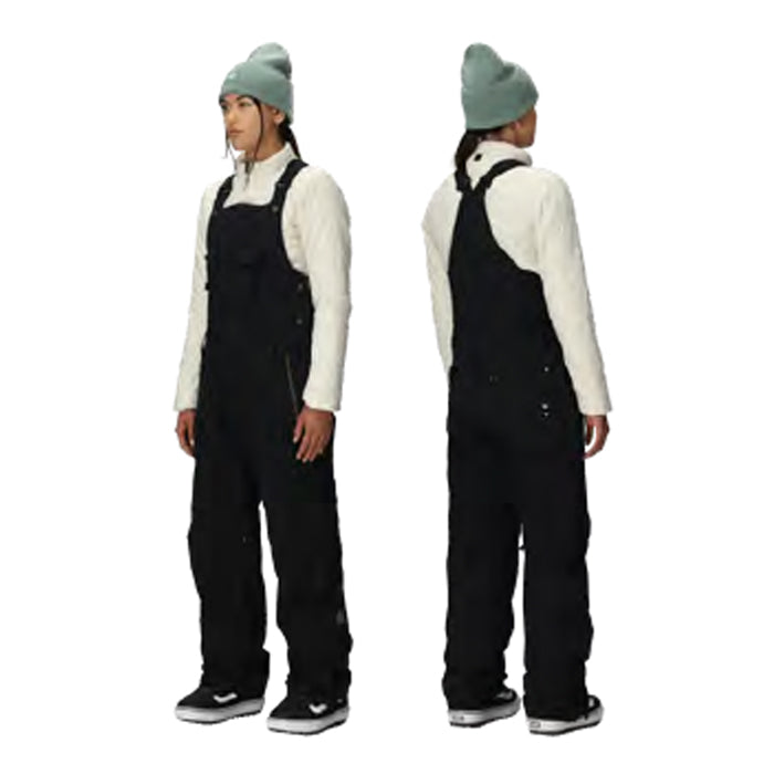 25-26 686 WOMENS BLACK MAGIC INSULATED BIB BLACK スノーボード 日本正規品 早期予約