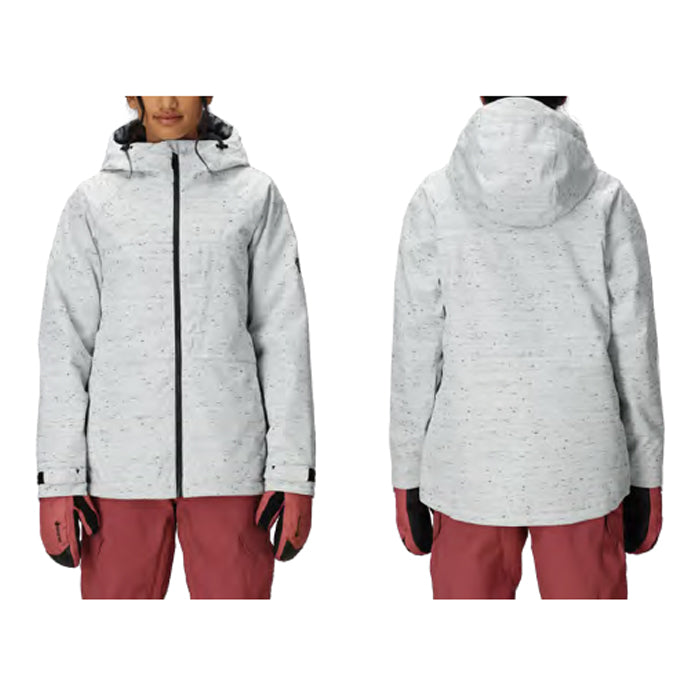 25-26 686 WOMENS ATHENA INSULATED JACKET WHITE SLUB スノーボード 日本正規品 早期予約