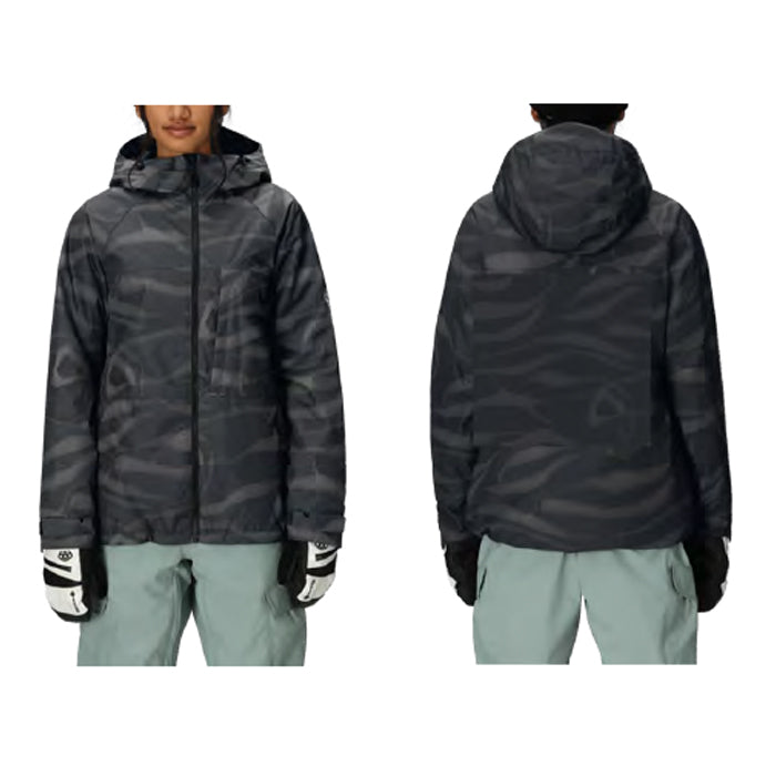 25-26 686 WOMENS ATHENA INSULATED JACKET BLACK VAPORS スノーボード 日本正規品 早期予約
