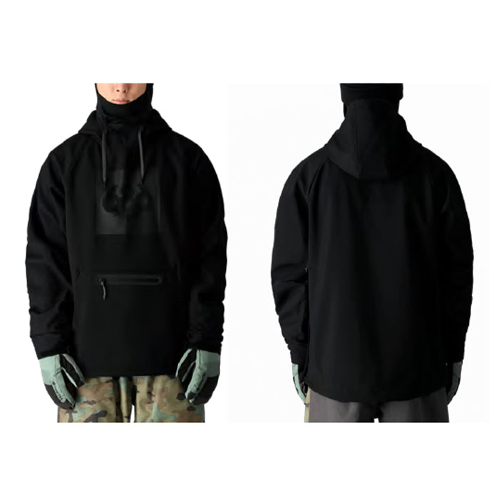 スノーボード ウェア シックスエイトシックス 686 Men's Waterproof Hoody BLACK 送料無料 日本正規品 予約商品 店頭受け取り可能