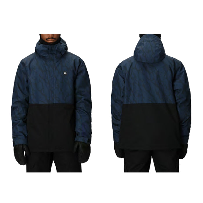 スノーボード ウェア シックスエイトシックス 686 MENS FOUNDATION INSULATED JACKET NAVY FRACTURED COLORBLOCK  送料無料 日本正規品 予約商品 店頭受け取り可能