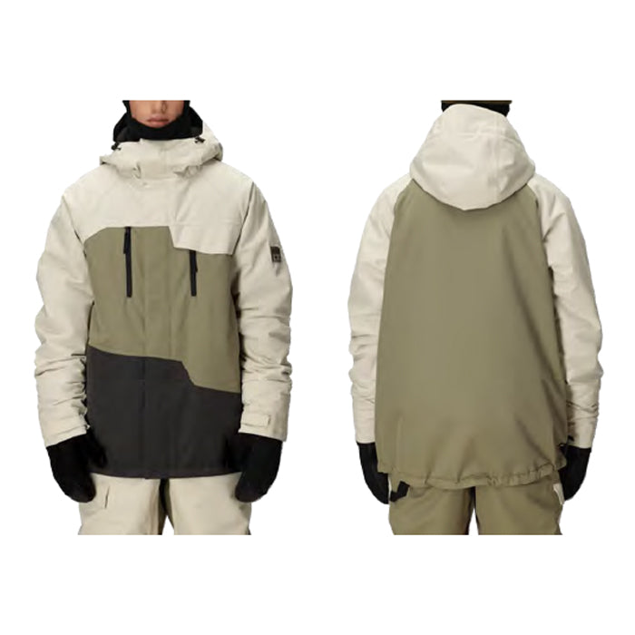 スノーボード ウェア シックスエイトシックス 686 MENS GEO INSULATED JACKET LIMESTONE COLORBLOCK 送料無料 日本正規品 予約商品 店頭受け取り可能
