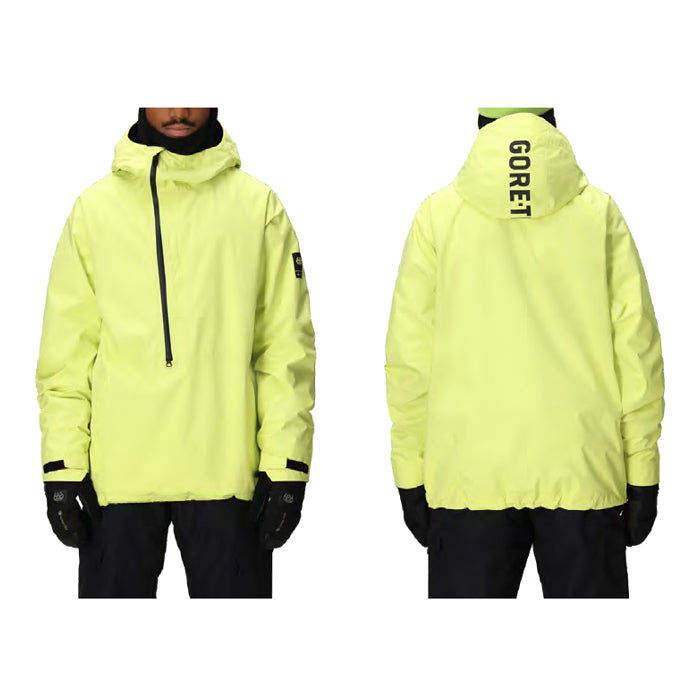 スノーボード ウェア シックスエイトシックス 686 MENS GORE-TEX FRAGMENT SHELL ANORAK DUSTY LIME  送料無料 日本正規品 予約商品 店頭受け取り可能