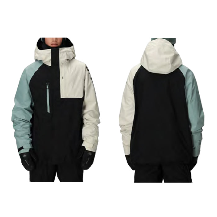 スノーボード ウェア シックスエイトシックス 686 MENS GORE-TEX CORE SHELL JACKET LIMESTONE COLORBLOCK  送料無料 日本正規品 予約商品 店頭受け取り可能