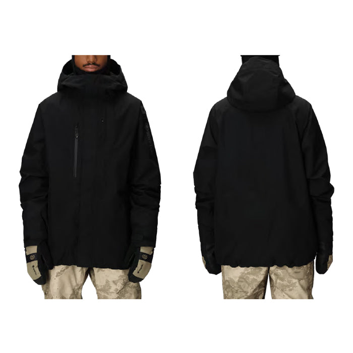 スノーボード ウェア シックスエイトシックス 686 MENS GORE-TEX CORE INSULATED JACKET BLACK 送料無料 日本正規品 予約商品 店頭受け取り可能