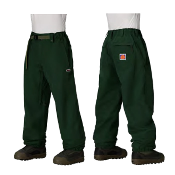 スノーボード ウェア シックスエイトシックス 686 MENS DOJO SHELL PANT MOSS GREEN RIPSTOP  送料無料 日本正規品 予約商品 店頭受け取り可能