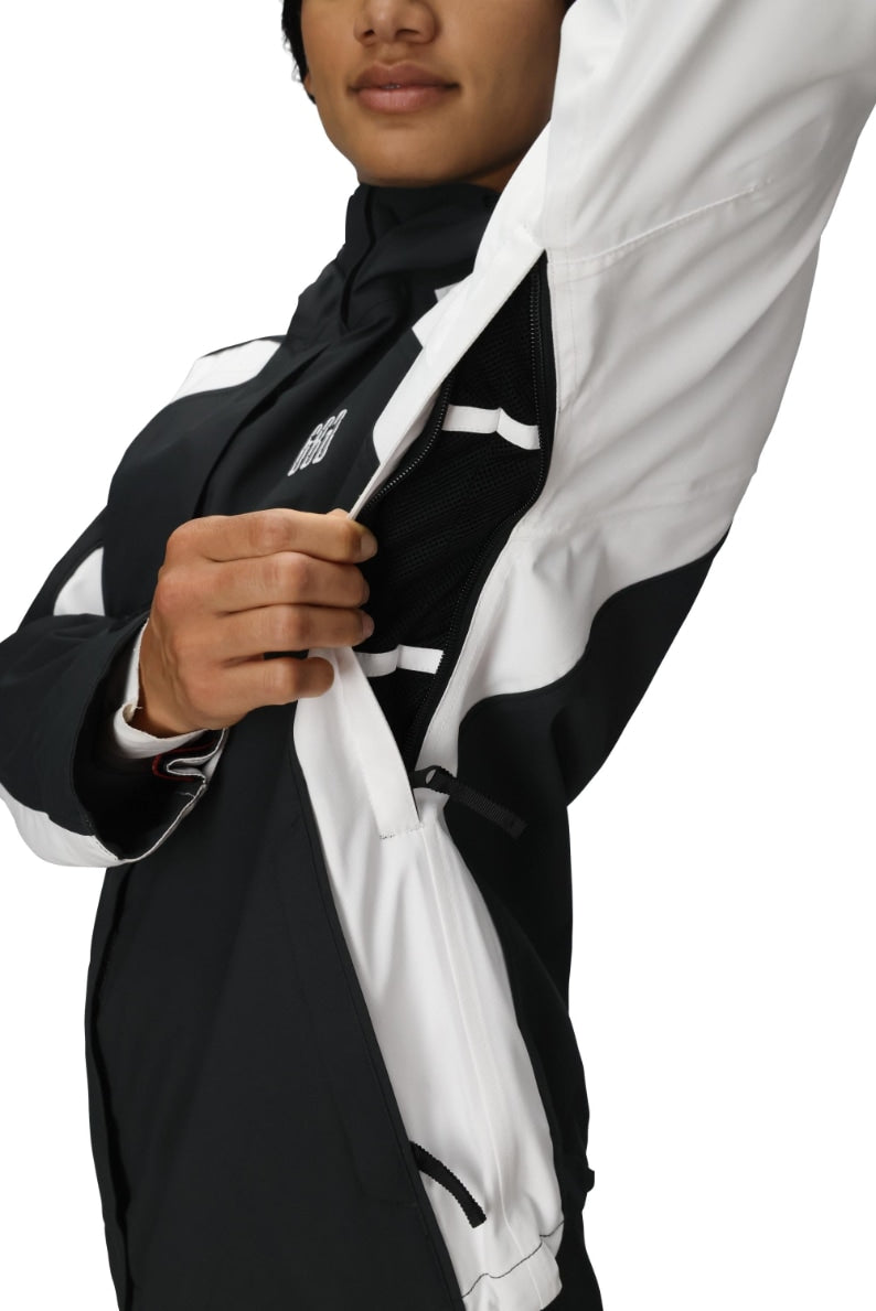 686 ロクハチロク WOMENS HOLOGRAM SHELL JACKET BLACK COLORBLOCK 25-26 スノーボード ウェア
