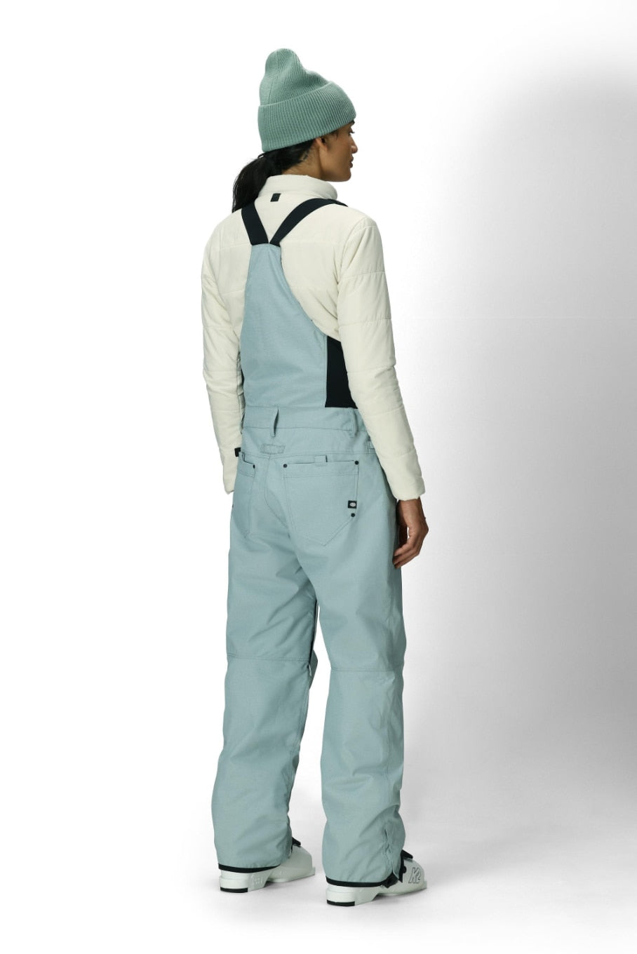 686 ロクハチロク WOMENS BLACK MAGIC INSULATED BIB DUSTY MARINE DOBBY 25-26 スノーボード ウェア