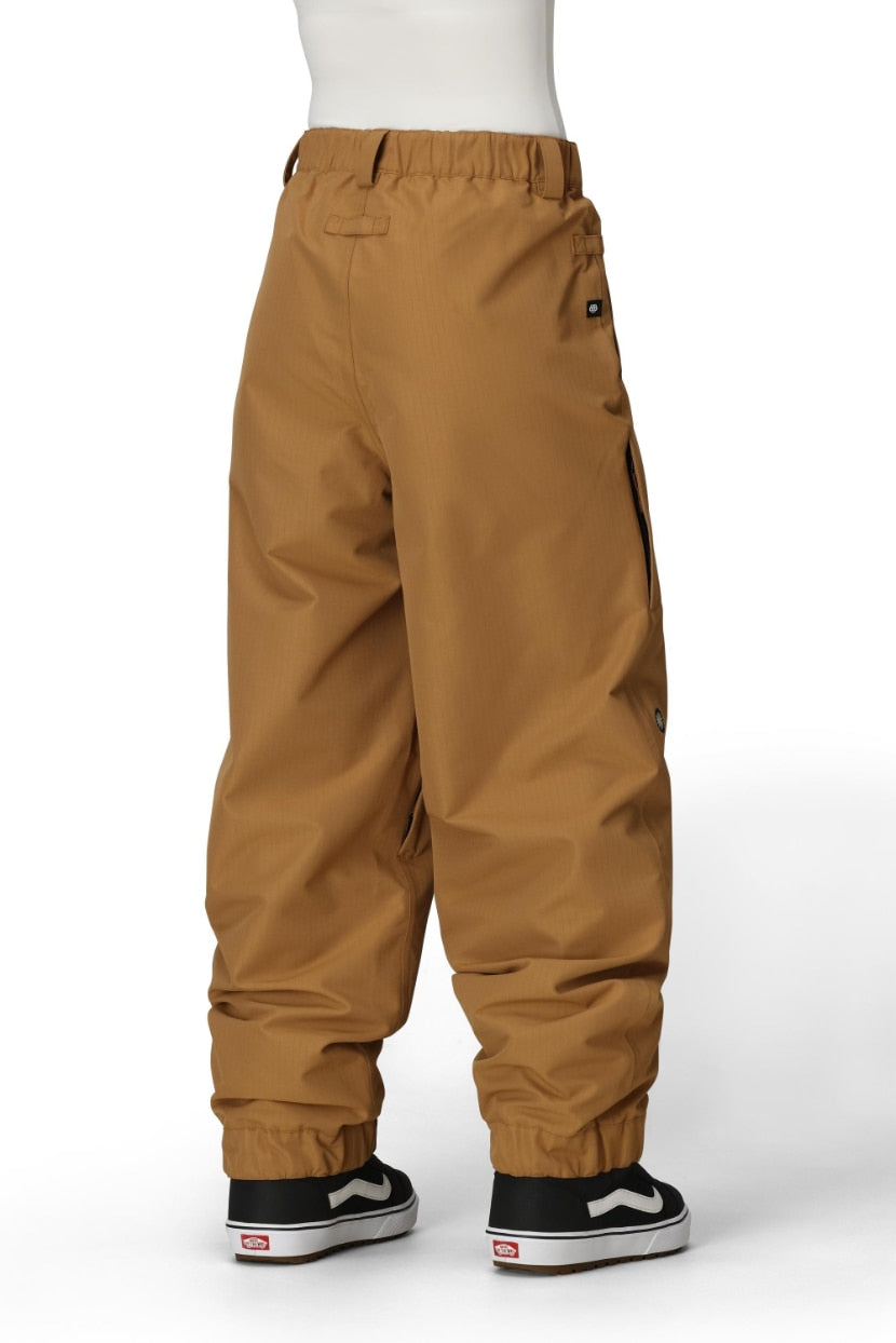 686 ロクハチロク WOMENS OUTLINE SHELL PANT CARAMEL RIPSTOP 25-26 スノーボード ウェア