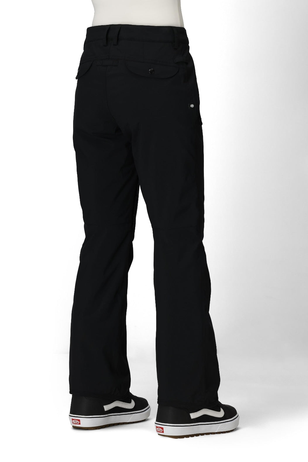 686 ロクハチロク WOMENS STANDARD SHELL PANT BLACK 25-26 スノーボード ウェア
