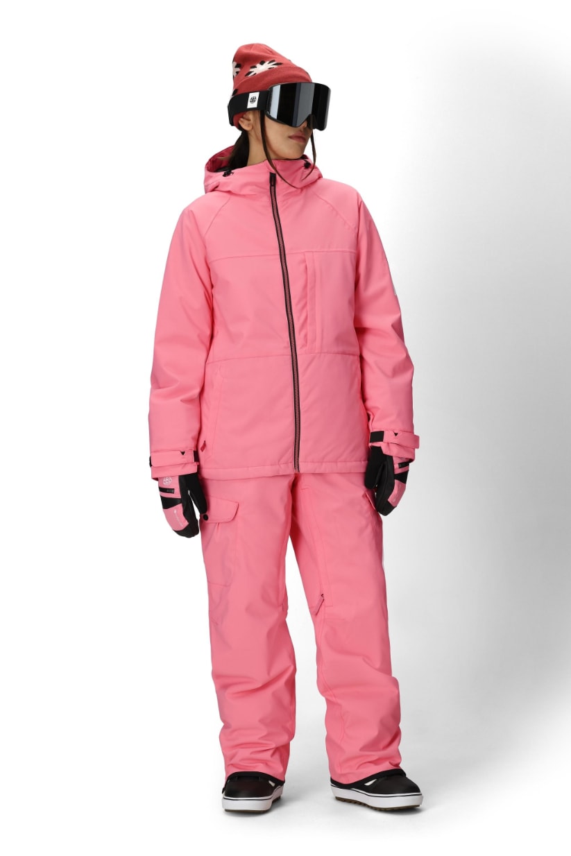 686 ロクハチロク WOMENS ATHENA INSULATED JACKET GERANIUM PINK 25-26 スノーボード ウェア