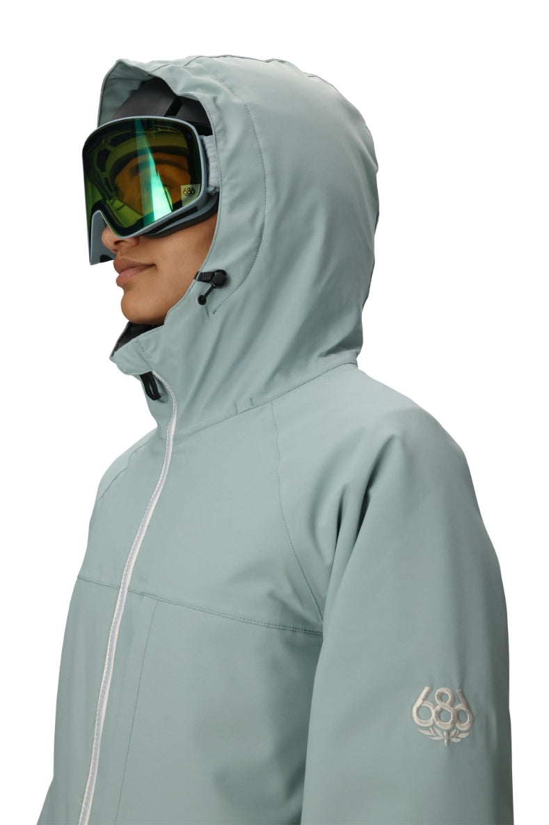 686 ロクハチロク WOMENS ATHENA INSULATED JACKET DUSTY MARINE 25-26 スノーボード ウェア