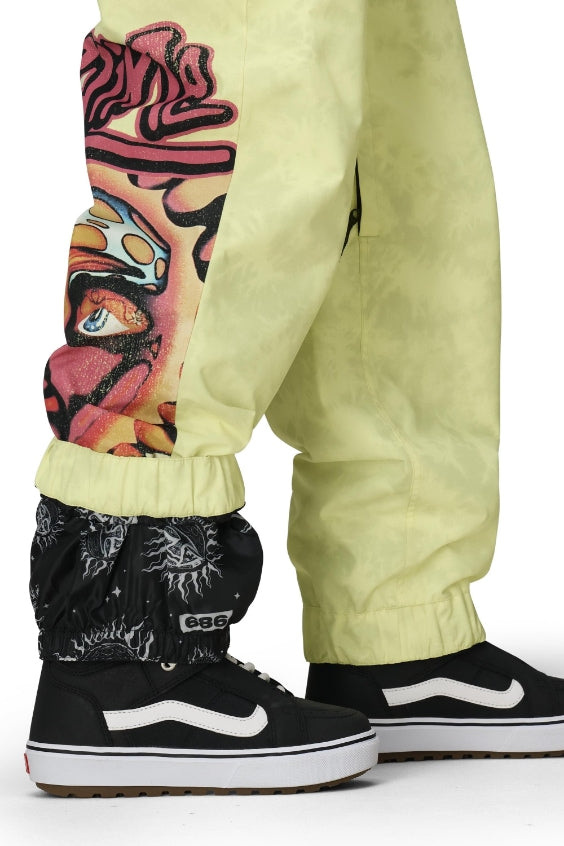 686 ロクハチロク WOMENS 686 SUBLIME SHELL PANT SUBLIME YELLOW TIE DYE 25-26 スノーボード ウェア