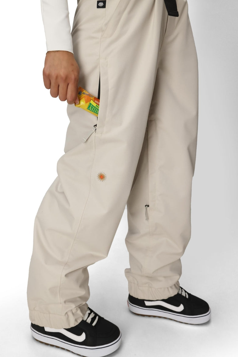 686 ロクハチロク WOMENS OUTLINE SHELL PANT LIMESTONE 25-26 スノーボード ウェア