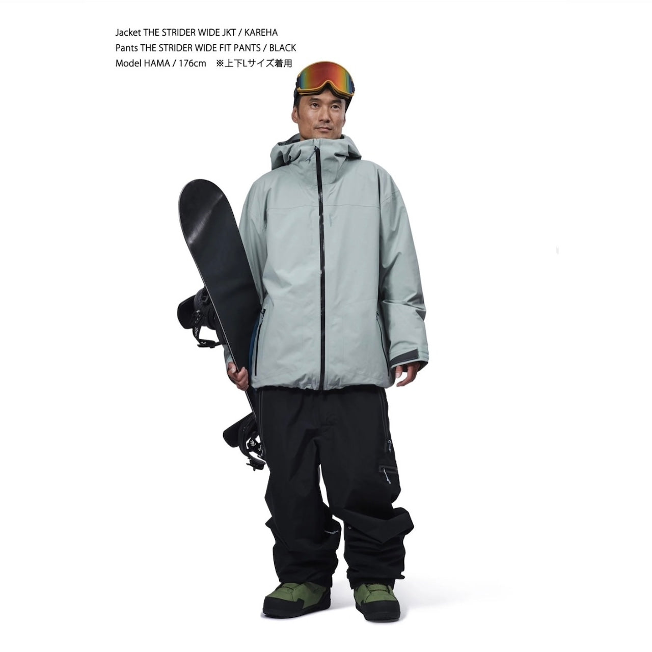 REW アールイーダブリュー　スノーボードウェア　パンツ ゴアテックス メンズ 23-24 REW(アールイーダブリュー)・THE STRIDER PANTS -STRAIGHT FIT