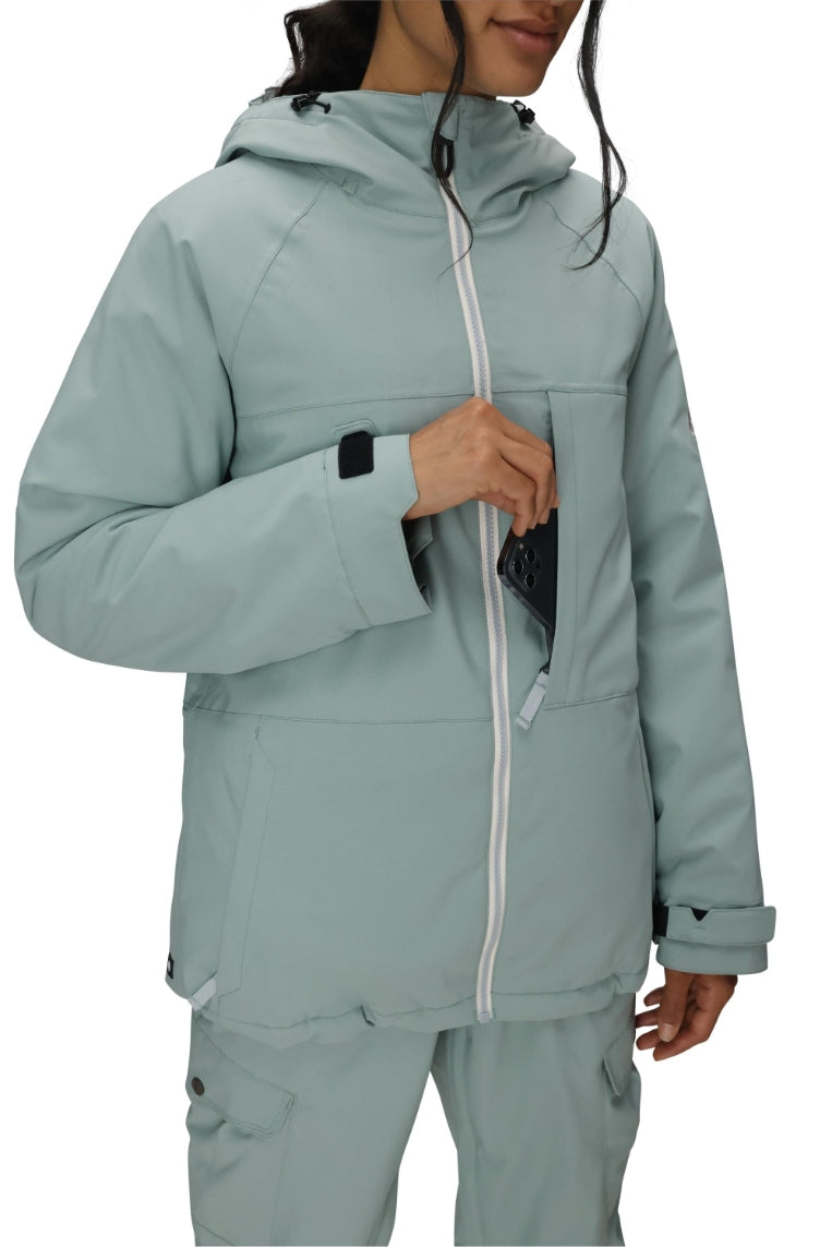 686 ロクハチロク WOMENS ATHENA INSULATED JACKET DUSTY MARINE 25-26 スノーボード ウェア