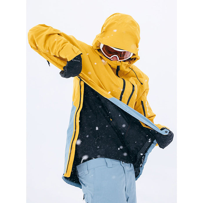 24-25 BURTON M AK VELOCITY GORE-TEX ANORAK GLDROD/DSTYBL スノーボード