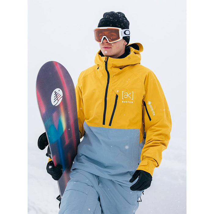 24-25 BURTON M AK VELOCITY GORE-TEX ANORAK GLDROD/DSTYBL スノーボード