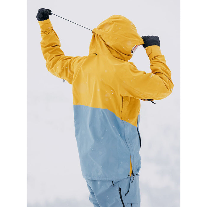 24-25 BURTON M AK VELOCITY GORE-TEX ANORAK GLDROD/DSTYBL スノーボード