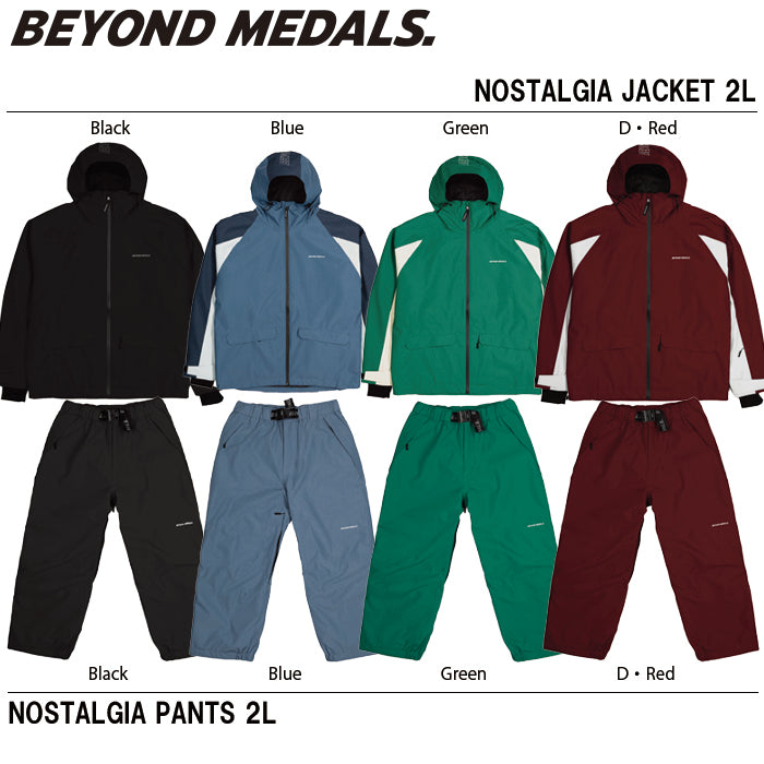 スノーボード ウェア ビヨンドメダルズ BEYOND MEDALS Nostalgia Pants 2L D.Red 送料無料 日本正規品 予約商品 店頭受け取り可能