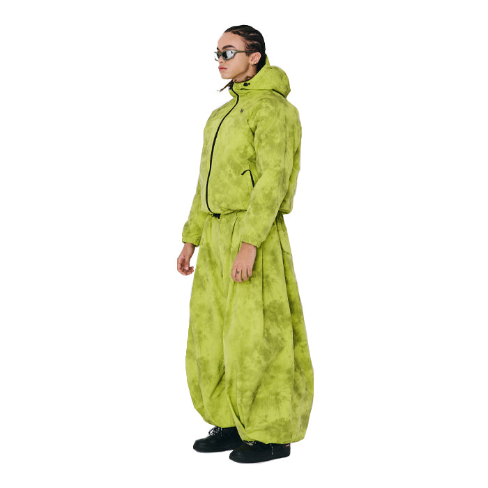 スノーボード ウェア ビーエスラビット BSRABBIT DSXBS LIGHT HOODED DOWN PADDING JUMPER RIP STOP LIME 25-26 送料無料 日本正規品