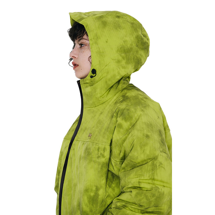 スノーボード ウェア ビーエスラビット BSRABBIT DSXBS LIGHT HOODED DOWN PADDING JUMPER RIP STOP LIME 25-26 送料無料 日本正規品