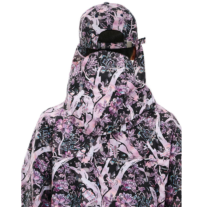 スノーボード ウェア ビーエスラビット BSRABBIT BSRB KR JAGAE ART HOODED JACKET PURPLE 25-26 送料無料 日本正規品