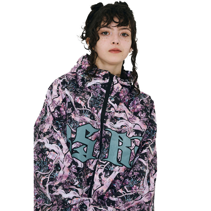 スノーボード ウェア ビーエスラビット BSRABBIT BSRB KR JAGAE ART HOODED JACKET PURPLE 25-26 送料無料 日本正規品