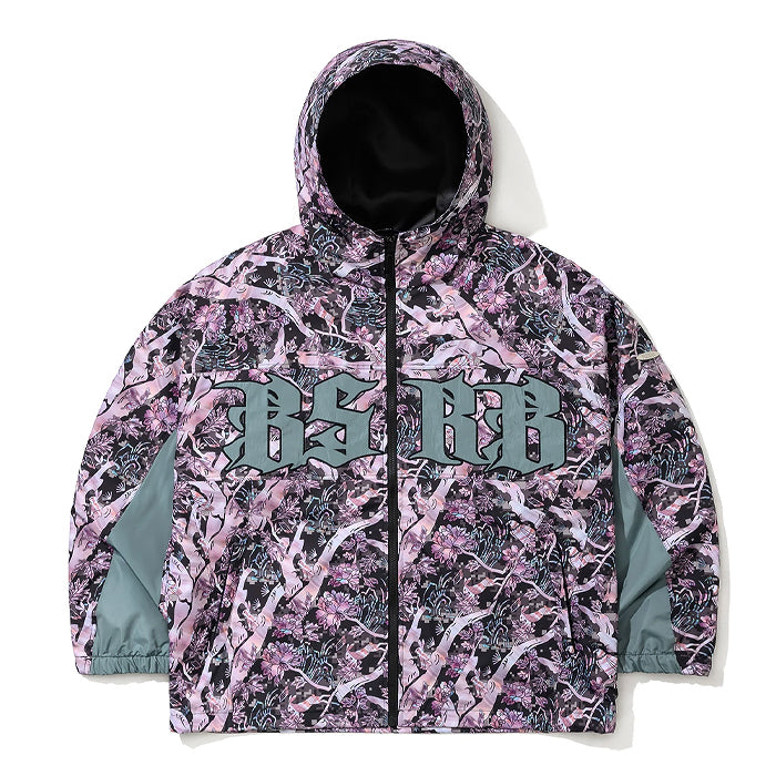スノーボード ウェア ビーエスラビット BSRABBIT BSRB KR JAGAE ART HOODED JACKET PURPLE 25-26 送料無料 日本正規品