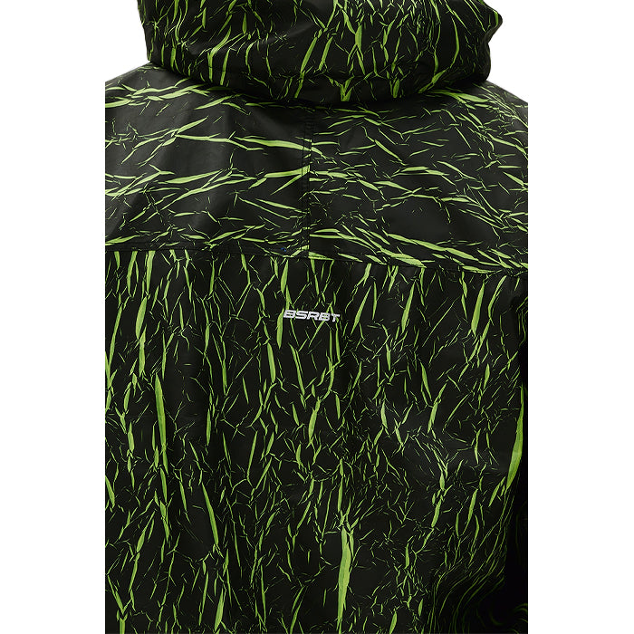 スノーボード ウェア ビーエスラビット BSRABBIT DSXBS BLACK SHADOW HOODED JACKET BLACK GREEN 25-26 送料無料 日本正規品