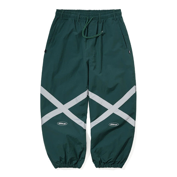 スノーボード ウェア ビーエスラビット BSRABBIT ORIGINAL POT-X REFLECTIVE WIDE JOGGER PANTS GREEN 25-26 送料無料 日本正規品