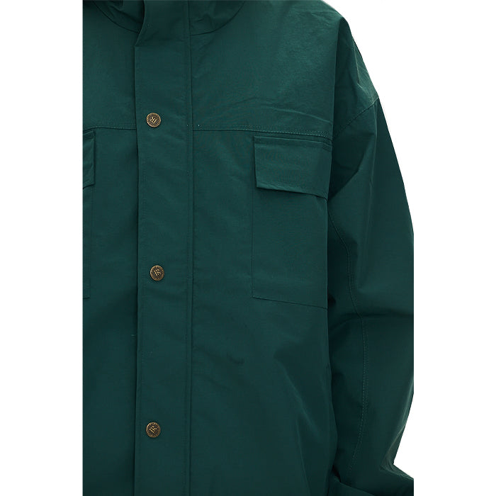 スノーボード ウェア ビーエスラビット BSRABBIT POCKET RIDGE HOODED JACKET GREEN 25-26 日本正規品