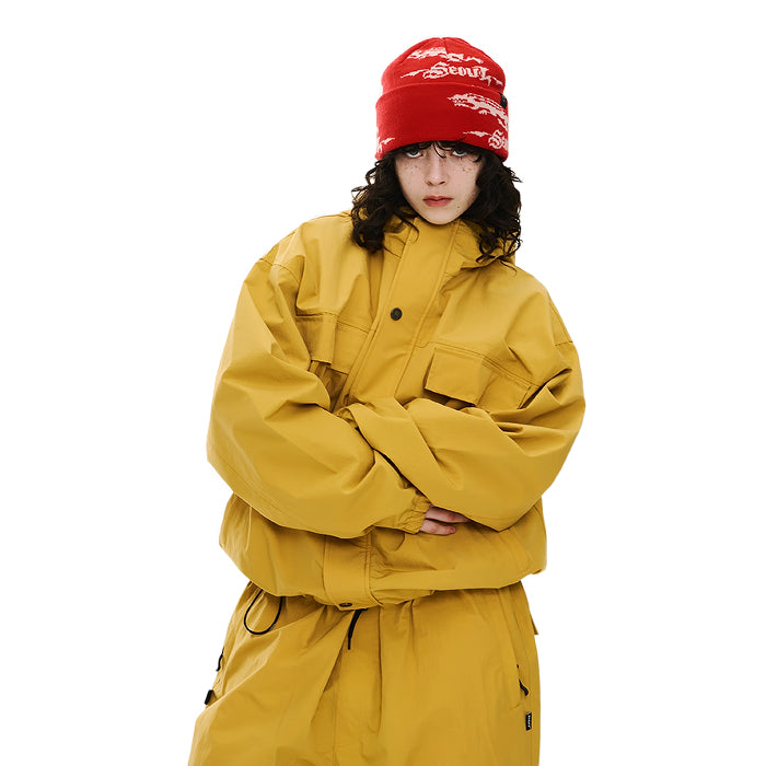 スノーボード ウェア ビーエスラビット BSRABBIT POCKET RIDGE HOODED