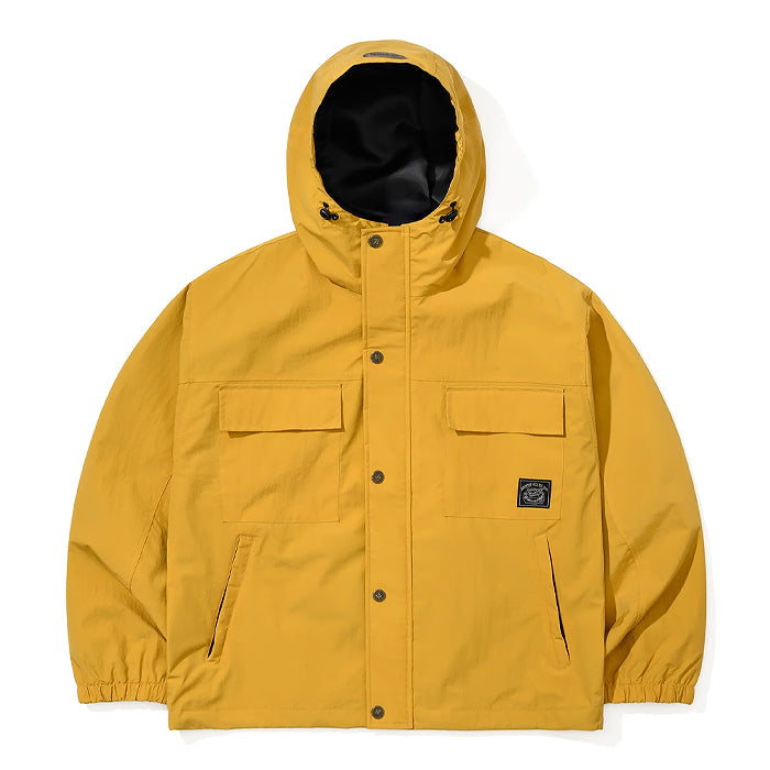 スノーボード ウェア ビーエスラビット BSRABBIT POCKET RIDGE HOODED JACKET MUSTARD 25-26 送料無料 日本正規品