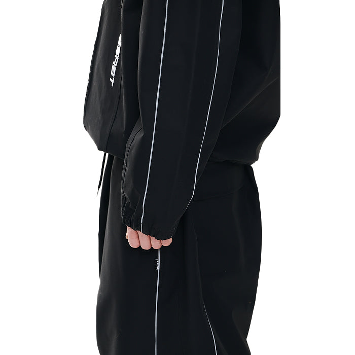 スノーボード ウェア ビーエスラビット BSRABBIT STREAM LINE HOODIE 3L HOODED JACKET BLACK 25-26 日本正規品