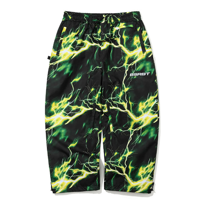 スノーボード ウェア ビーエスラビット BSRABBIT ARTISTIC SUPER WIDE VENTILATION PANTS THUNDER GREEN 25-26 送料無料 日本正規品 予約商品 店頭受け取り可能