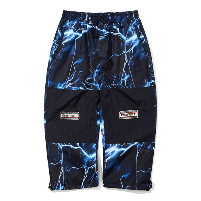スノーボード ウェア ビーエスラビット BSRABBIT PATCHED UTILITY SUPER WIDE VENTILATION PANTS DARK NAVY / THUNDER BLUE 25-26 送料無料 日本正規品 予約商品 店頭受け取り可能