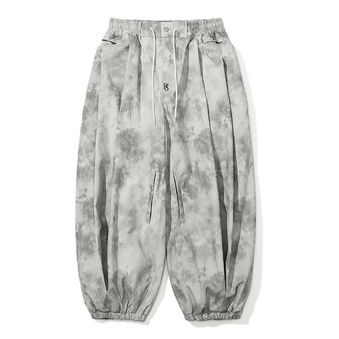 スノーボード ウェア ビーエスラビット BSRABBIT DSXBS SIDE ZIP 3L NEW SUPER WIDE VENTILATION JOGGER PANTS RIP STOP WHITE GRAY 25-26 送料無料 日本正規品 予約商品 店頭受け取り可能
