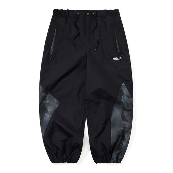 スノーボード ウェア ビーエスラビット BSRABBIT FUSION 3L SEAM SEALING WIDE VENTILATION JOGGER PANTS BLACK 25-26 送料無料 日本正規品 予約商品 店頭受け取り可能