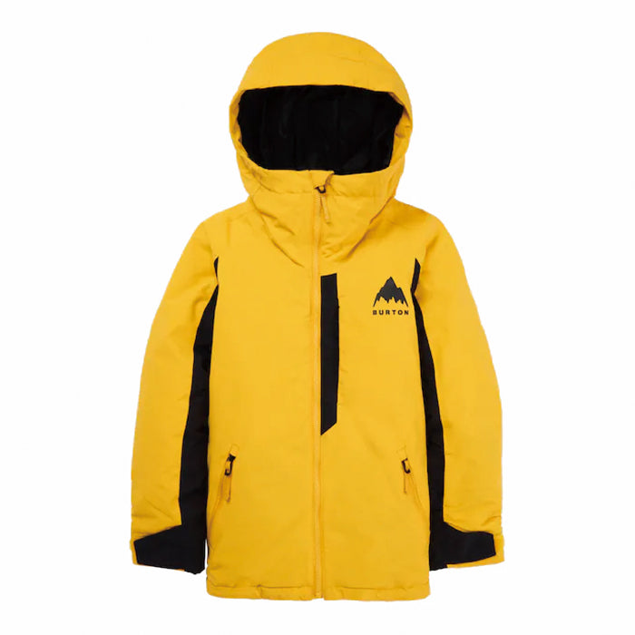 スノーボード ウェア バートン BURTON Hillslope Jacket Goldenrod / True Black キッズ 25-26 送料無料 日本正規品 予約商品 店頭受け取り可能