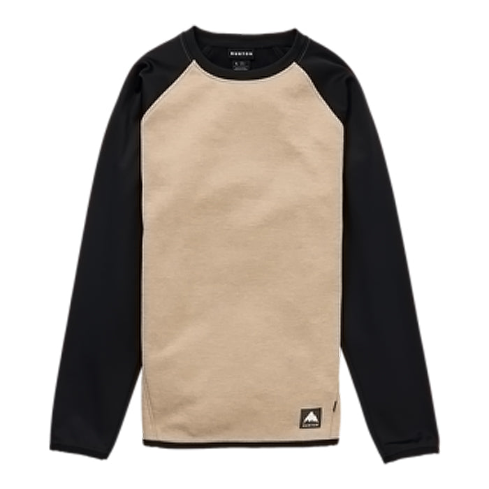 スノーボード ウェア バートン BURTON Crown Weatherproof Crew Fleece Summit Taupe Heather / True Black 25-26 送料無料 日本正規品 予約商品 店頭受け取り可能
