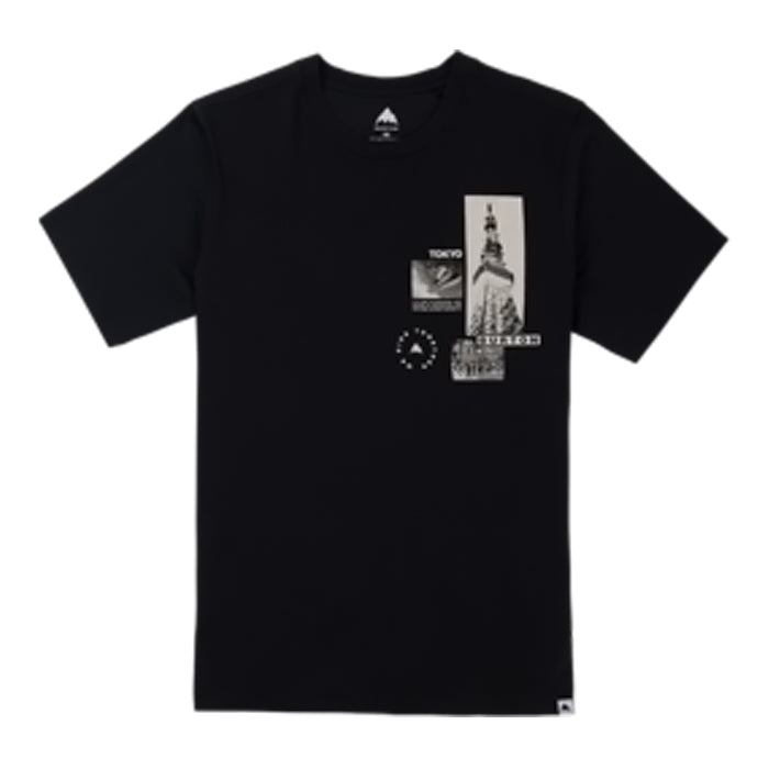 スノーボード ウェア バートン BURTON Tokyo Short Sleeve T-Shirt True Black 25-26 送料無料 日本正規品 予約商品 店頭受け取り可能