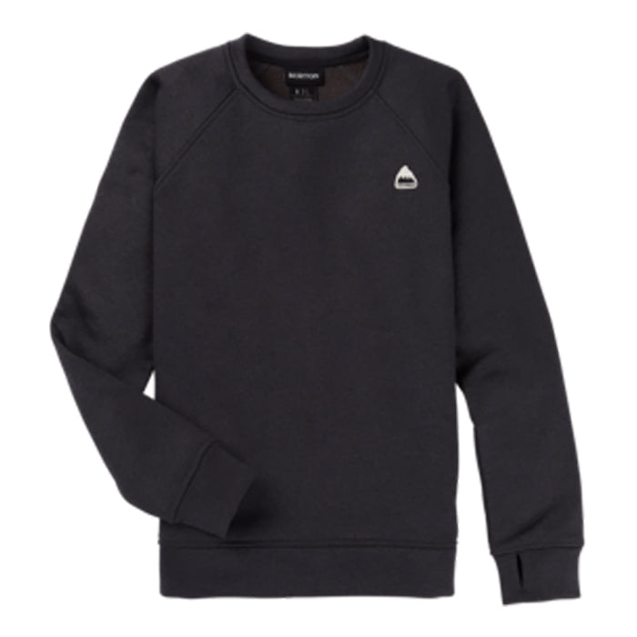 スノーボード ウェア バートン BURTON W Oak Crewneck Fleece True Black Heather 25-26 送料無料 日本正規品 予約商品 店頭受け取り可能