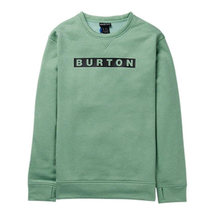 スノーボード ウェア バートン BURTON Oak Pullover Crew Soft Sage Heather 25-26 送料無料 日本正規品 予約商品 店頭受け取り可能