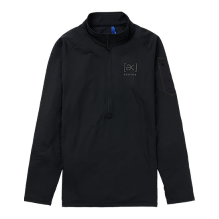 スノーボード ウェア バートン BURTON AK Helium Grid Fleece Half-Zip True Black 25-26 送料無料 日本正規品 予約商品 店頭受け取り可能