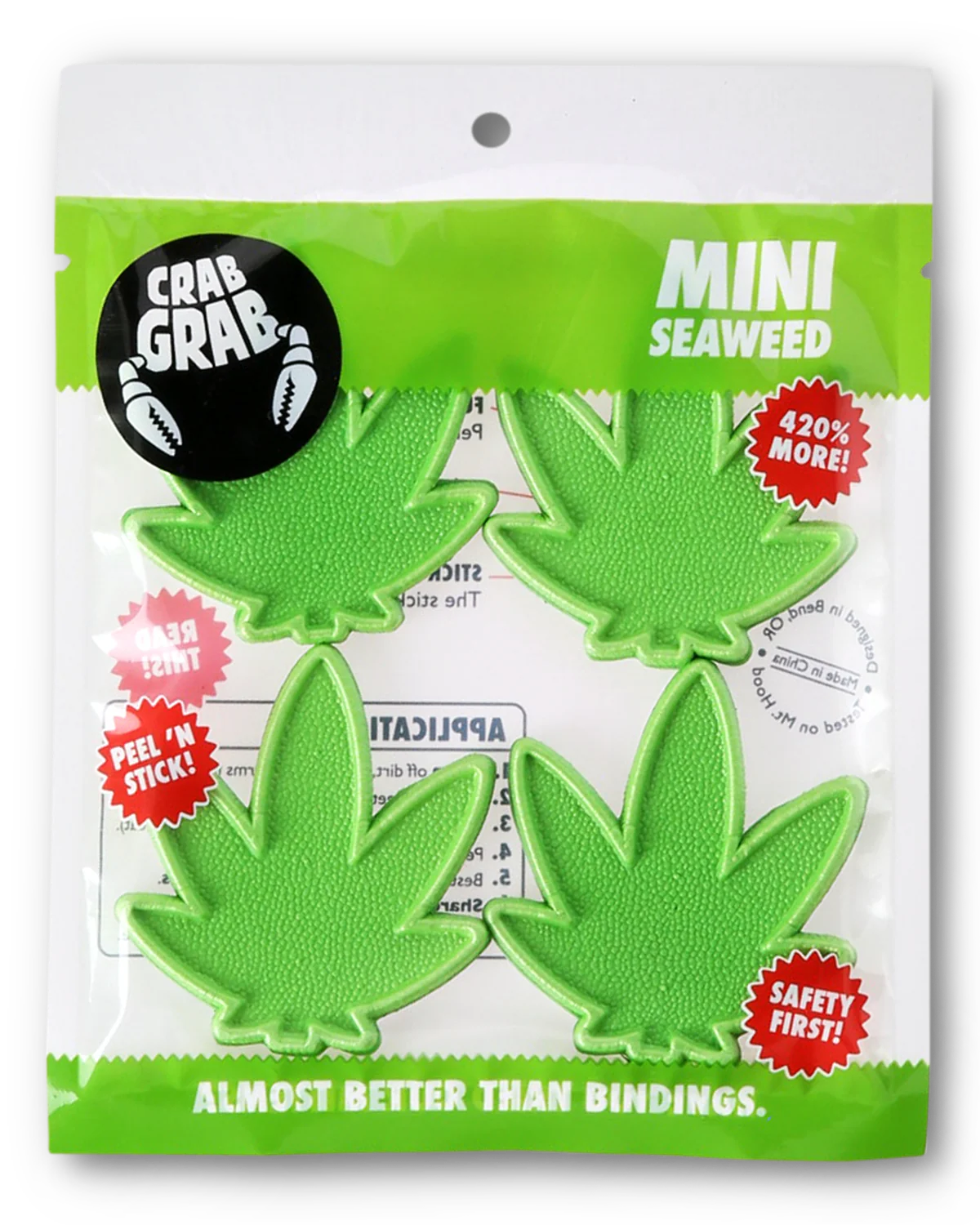 CRAB GRAB クラブグラブ MINI SEAWEED 25-26 スノーボード アクセサリー GREEN