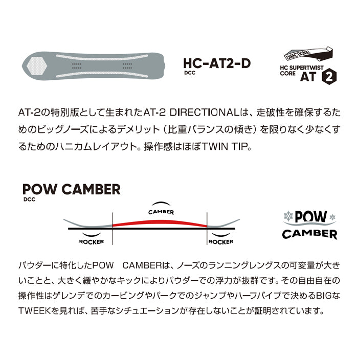 FNTC エフエヌティーシー DCC 25-26 スノーボード ボード