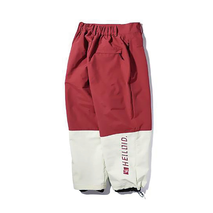 スノーボード ウェア ヘルロイド HELLOID 3LAYER WIDE PANTS BURGUNDY 25-26 送料無料 日本正規品 予約商品 店頭受け取り可能